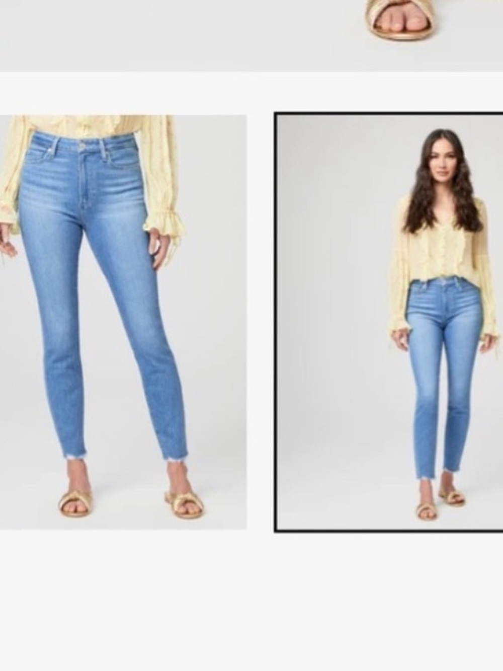 PAIGE Margot Ankle Jeans sz 27 slim skinny high rise